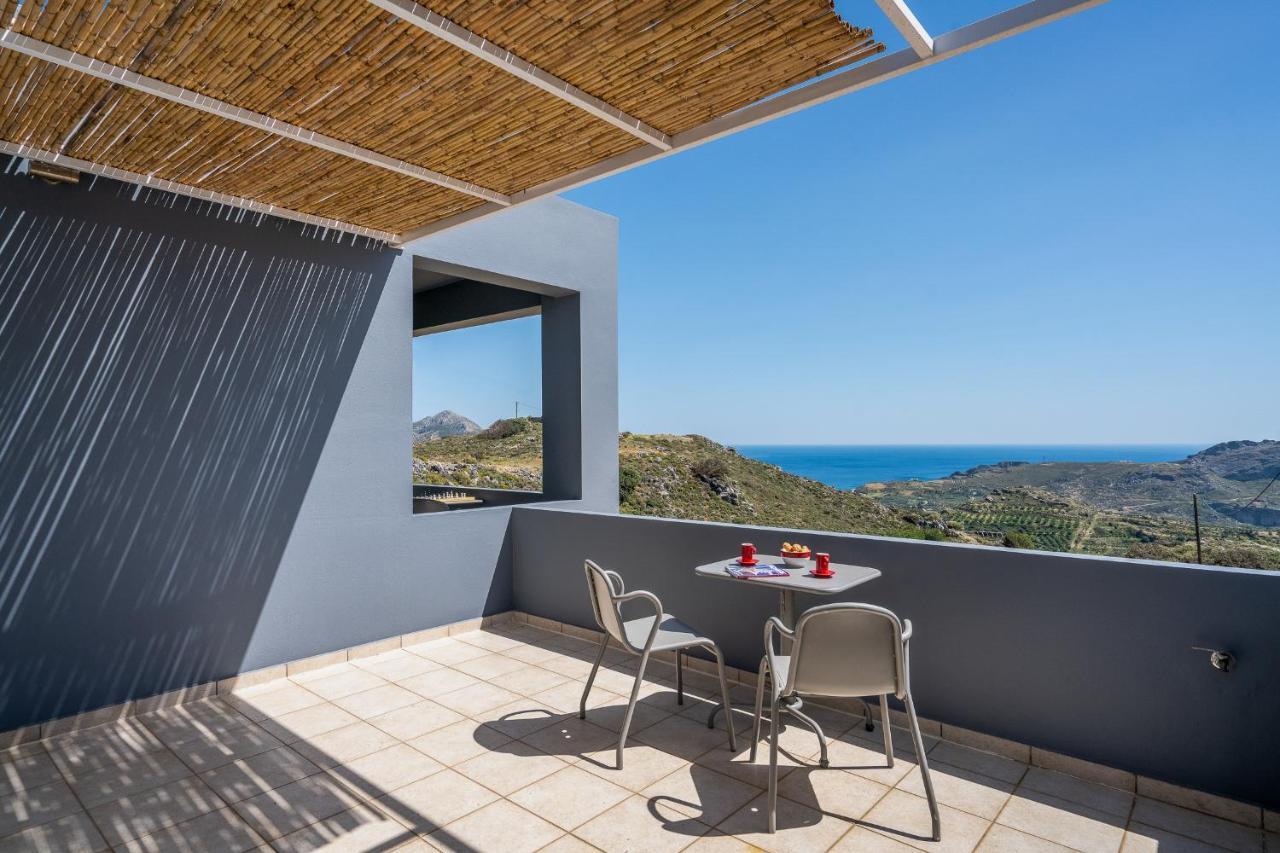 Seaview Villa Mirthios Panorama With Private Swimming Pool And Bbq! Plakias Exterior foto
