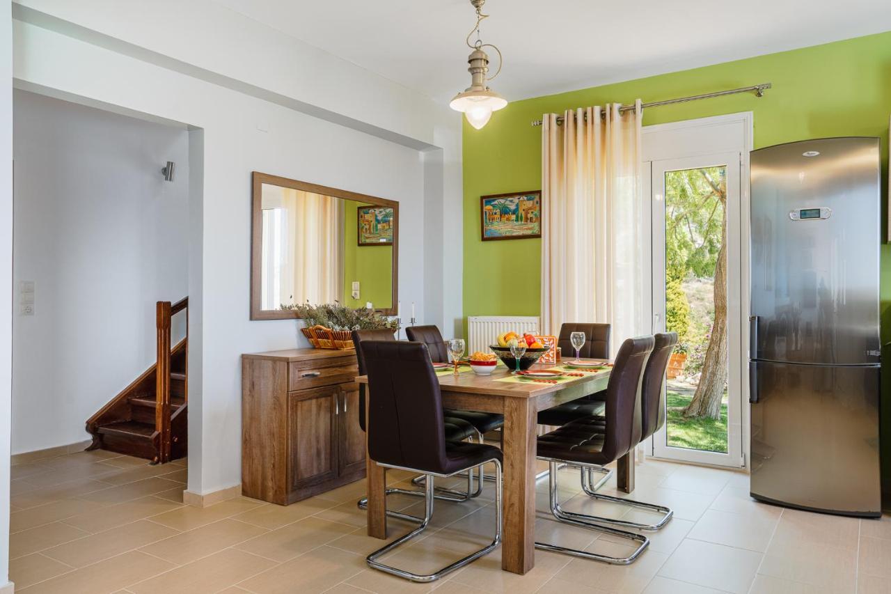 Seaview Villa Mirthios Panorama With Private Swimming Pool And Bbq! Plakias Exterior foto